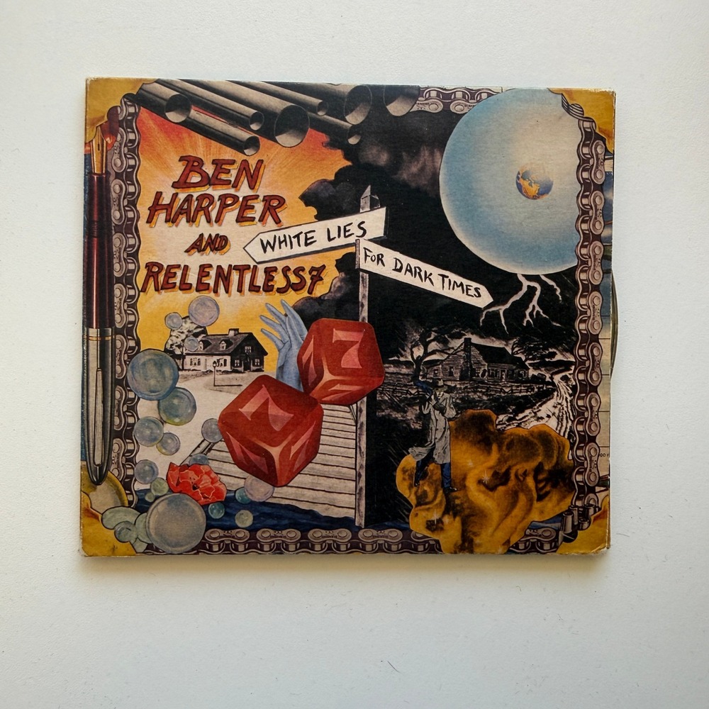 Ben Harper and Relentless7 White Lies for Dark Times CD 2009 Digipak Rock